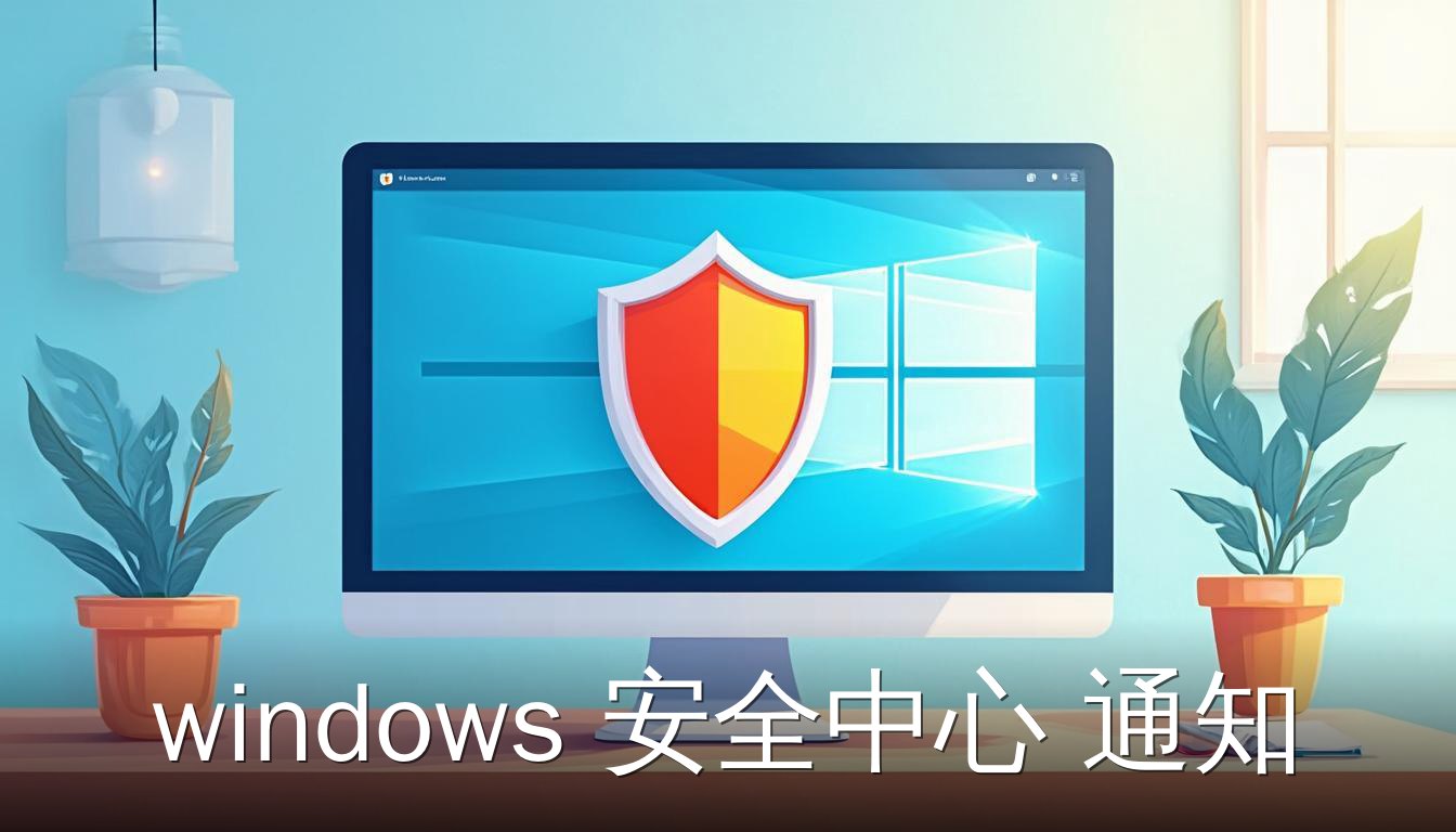 Windows安全中心通知关闭功能示意，盾牌图标被关闭按钮覆盖
